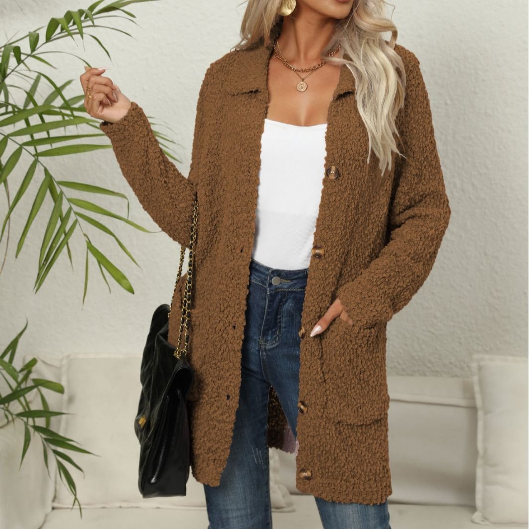 Annele | Cardigan lungo con tasche