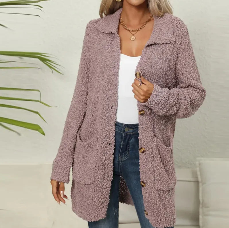 Annele | Cardigan lungo con tasche